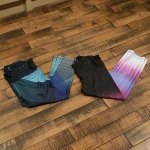 Gap workout leggings bundle of 2. Size medium